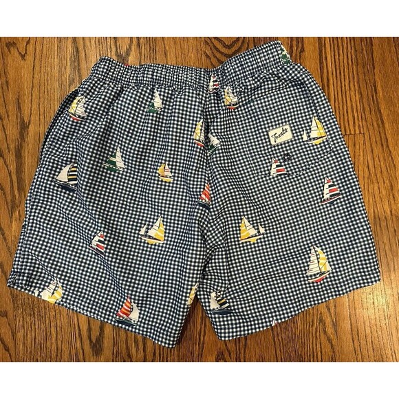 Mens Franks Australia Sailboat Print Swim Trunk Beach Shorts Size Medium - Picture 3 of 9